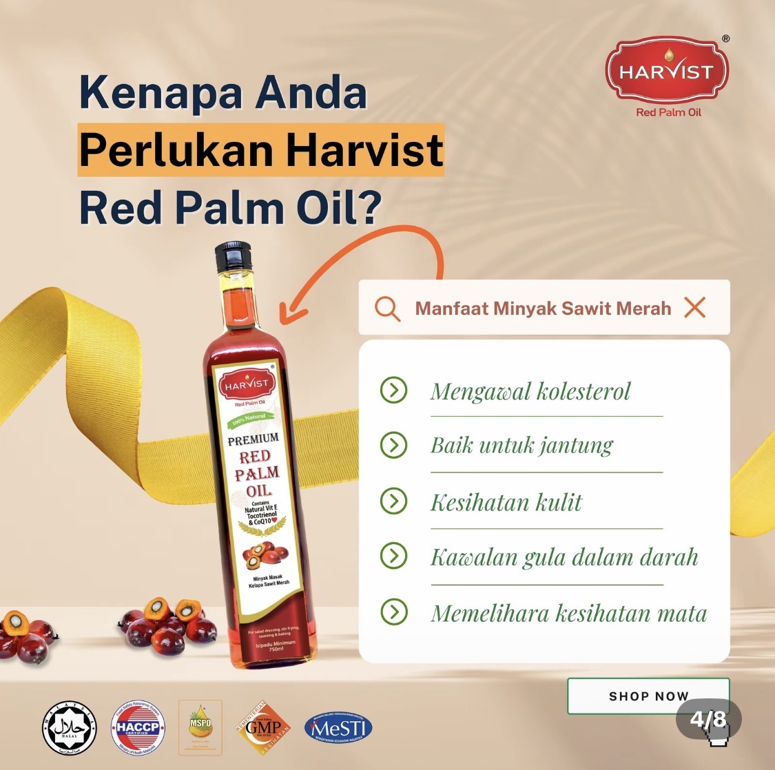 Minyak Harvist Premium